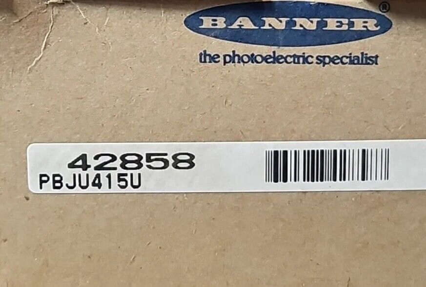 BANNER PBJU415U FIBER OPTIC CABLE.    Loc5E15