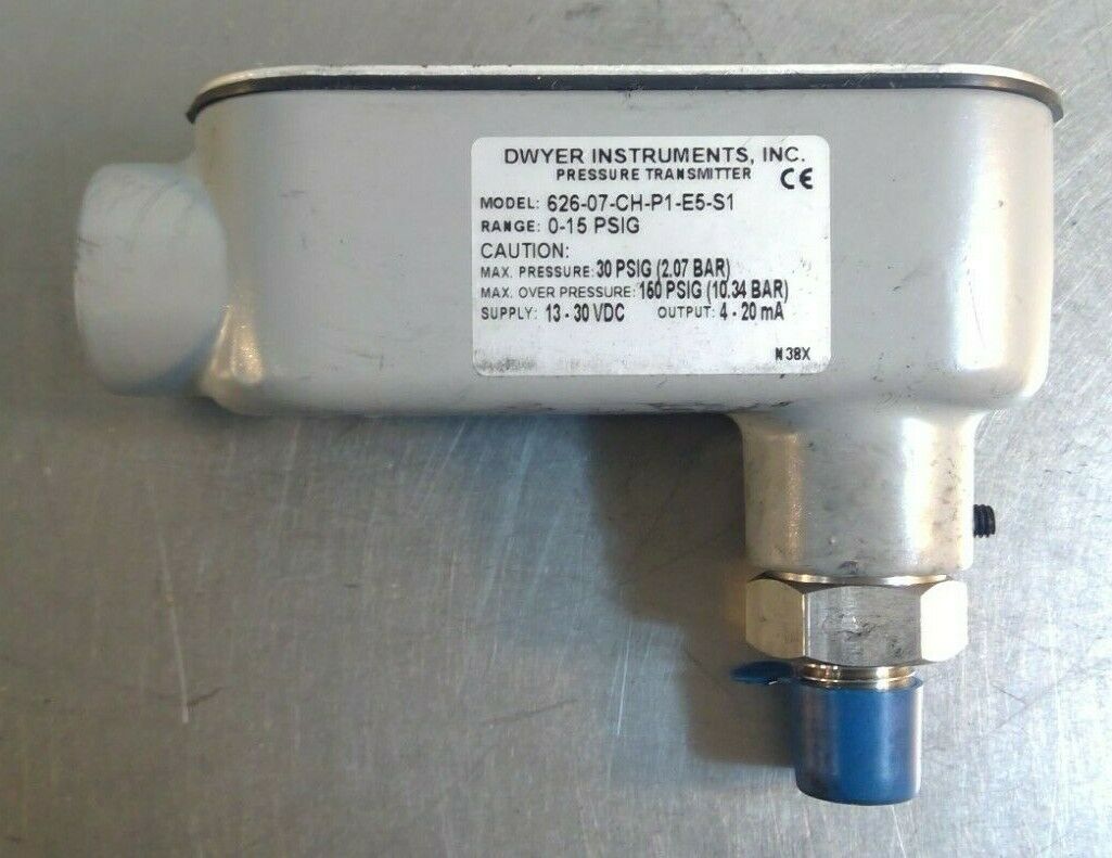 Dwyer Instruments - 626-07-CH-P1-E5-S1 - Pressure Transmitter                 5E