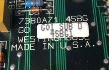 Load image into Gallery viewer, Westinghouse 7380A71G01  4SBG1 PCB Circuit Board     3C-4
