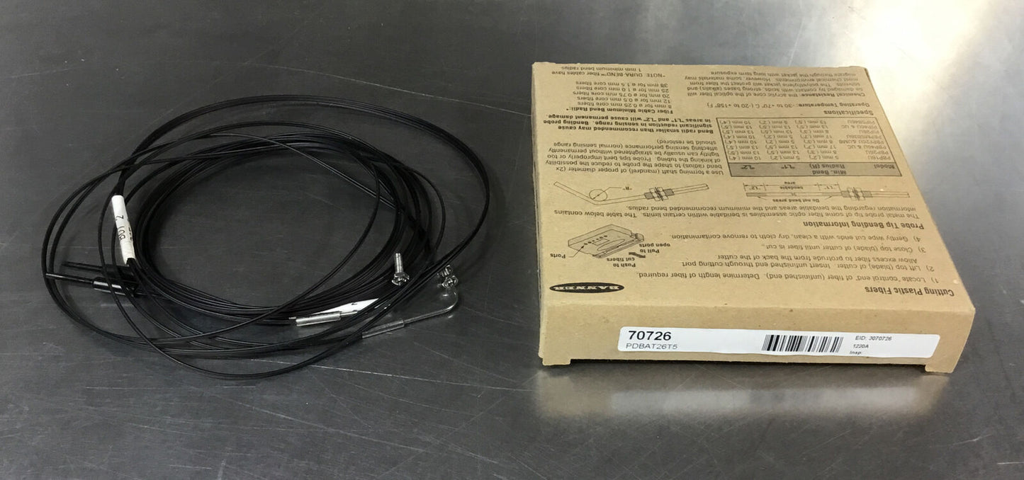 Banner Engineering  PDBAT26T5  /  70726  Plastic Fiber Diffuse Reflective    3D-