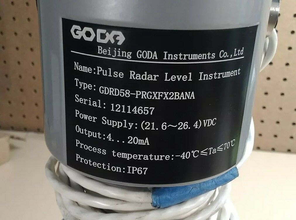 GODA - GDRD58-PRGXFX2BANA PULSE RADAR LEVEL INSTRUMENT                   6D