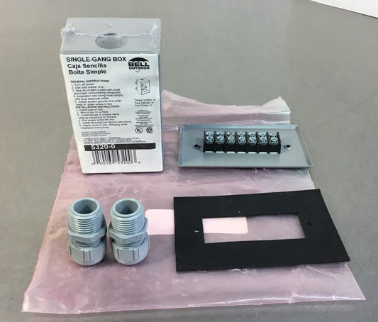 Hubbell-Bell 5320-0 Single Gang 3  1/2-Inch Outlets Weatherproof Box Elec.   4B