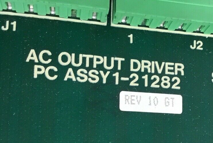 KEARNEY & TRECKER AC OUTPUT DRIVER CIRCUIT BOARD 1-21282 121282 REV 10   3D-18