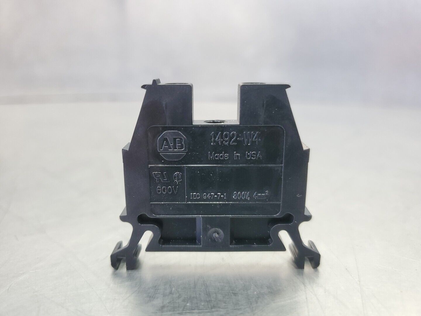 Allen-Bradley 1492-W4 600V mm² Terminal Block - BLACK