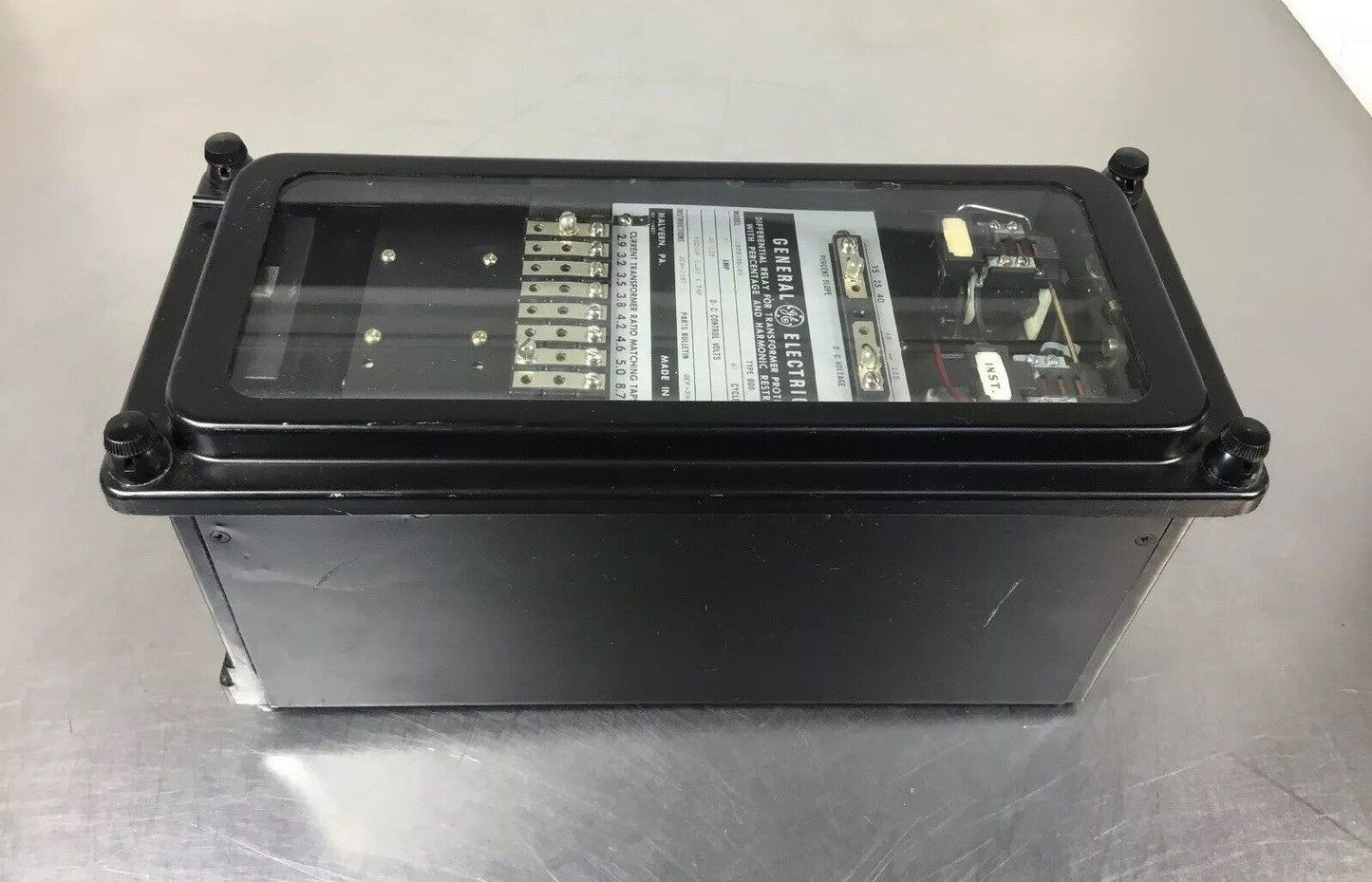 GENERAL ELECTRIC 12BDD15B16A Differential Protection Relay 5A 48/125V.  Loc.Wall