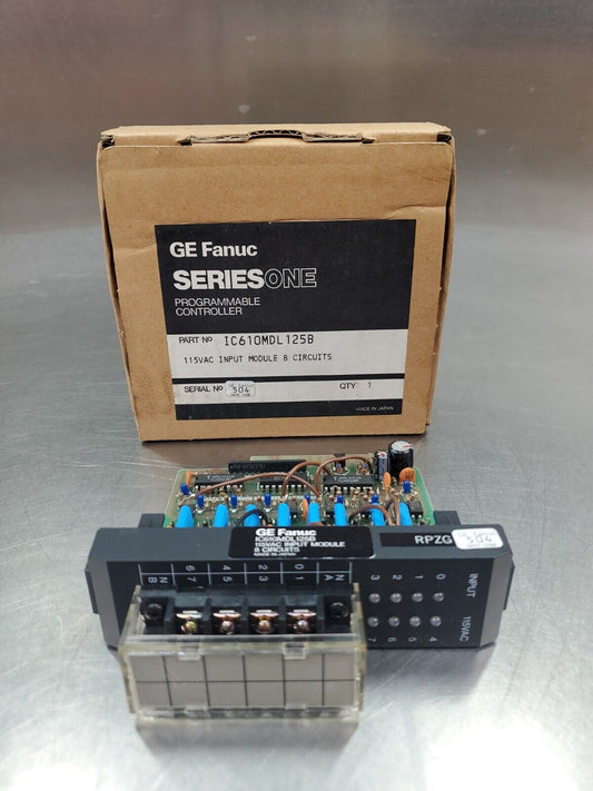 GE FANUC SeriesOne IC610MDL125B 115VAC Input Module  8-CIRCUIT.               3D