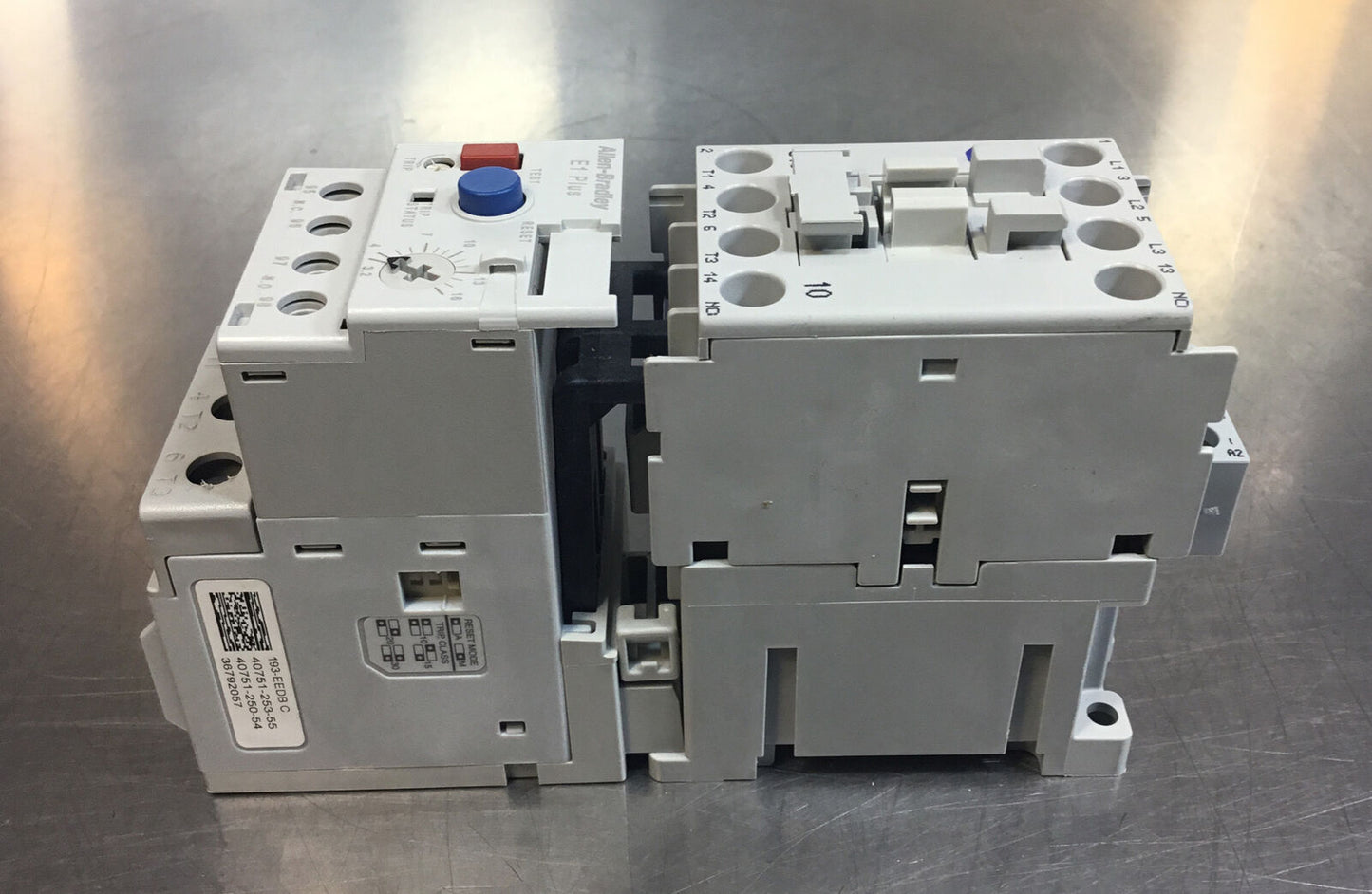 ALLEN BRADLEY  100-C16E*10 /B  +  193-EEDB /C  CONTACTOR COIL 24 VDC 3.2-16A  4C