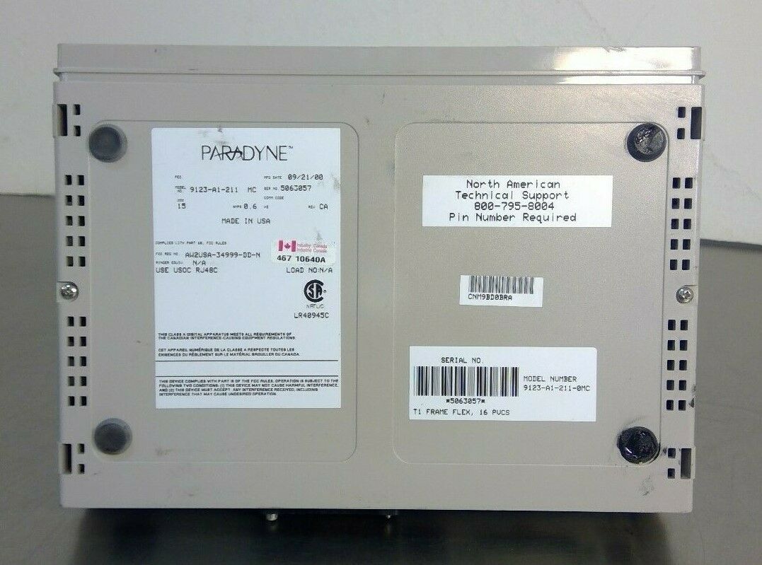 Paradyne - 9123-C Model No. 9123-A1-211 FrameSaver FLEX                       3H