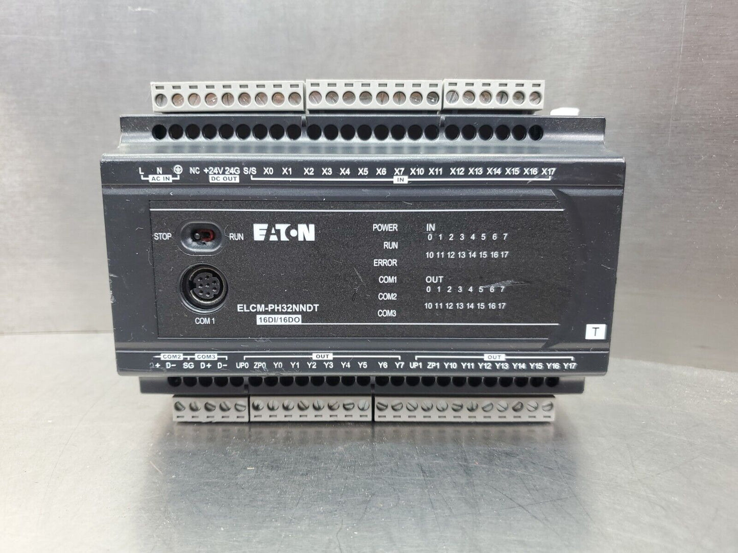 EATON ELCM-PH32NNDT-1 16DI/16DO PLC Module.                                 3D-3