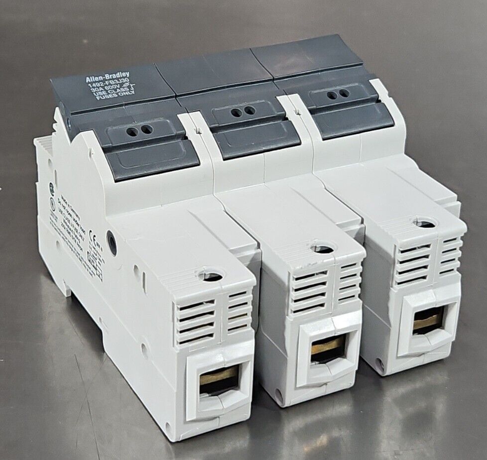 Allen Bradley 1492-FB3J30 Ser B. 30AMP, 600VAC. Fuse Holder.               4D-24