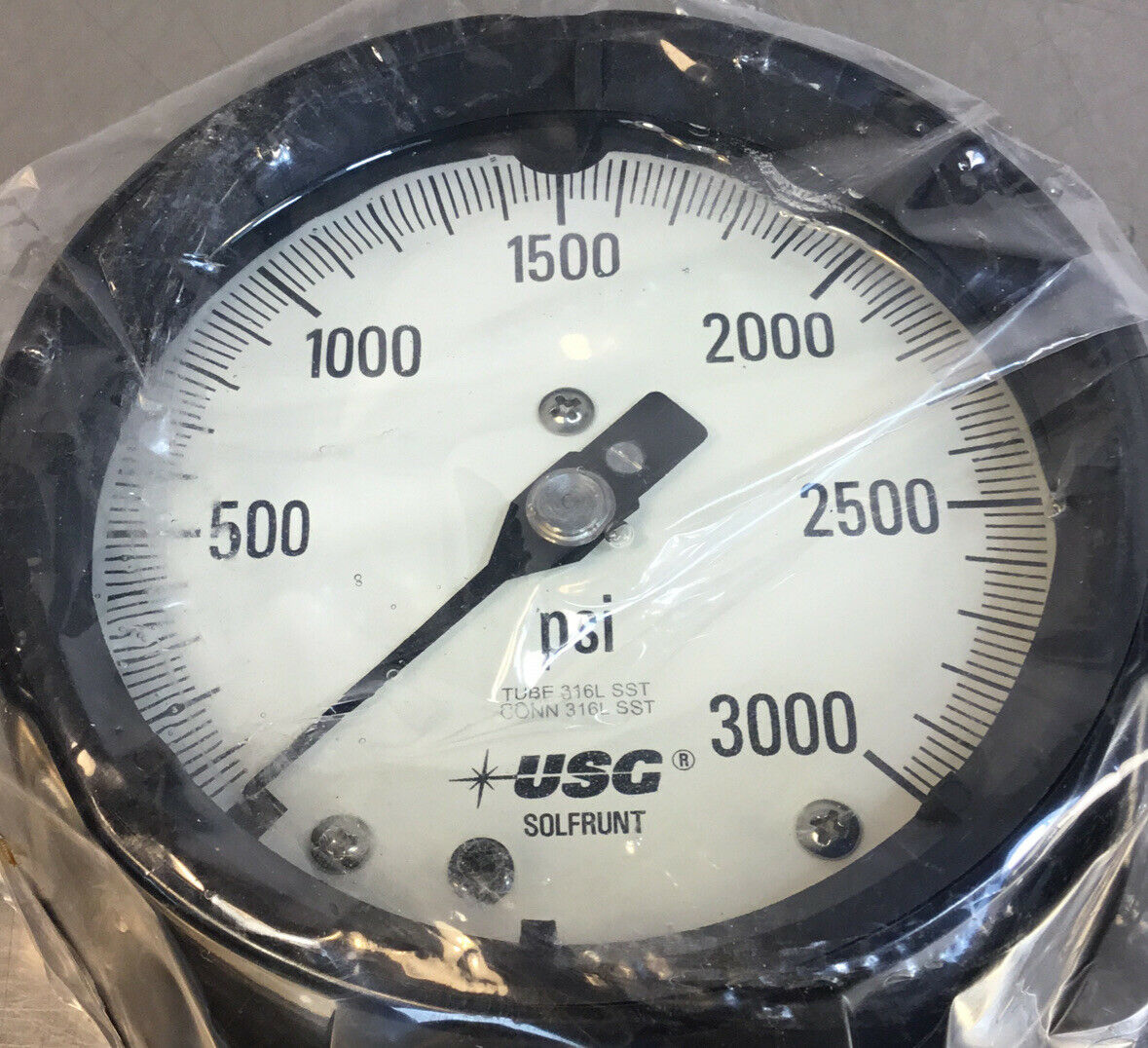 Ametek/U.S. Gauge  170509XLG / 1981LG  4 1/2”  1/2” ANPT Liquid Fill 3000PSI  6D