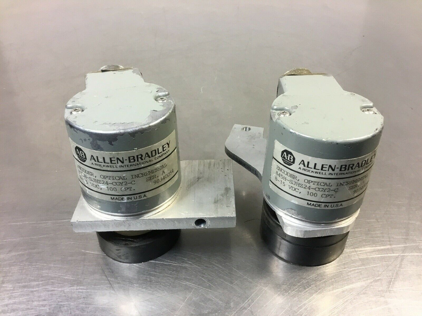 ALLEN BRADLEY 845H-SJHZ24-CGY2-C /A Optical Incremental Encoder   Loc.1A