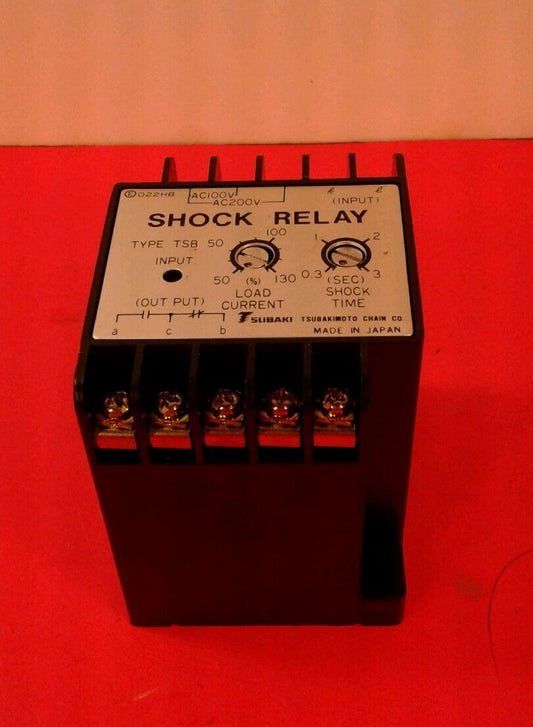 TSUBAKI SHOCK RELAY TSB 50 AC100-200V                                      4E-12
