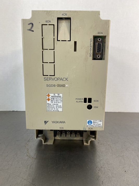 Yaskawa Electric - ServoPack - Model: SGDB-20ADG                              1F