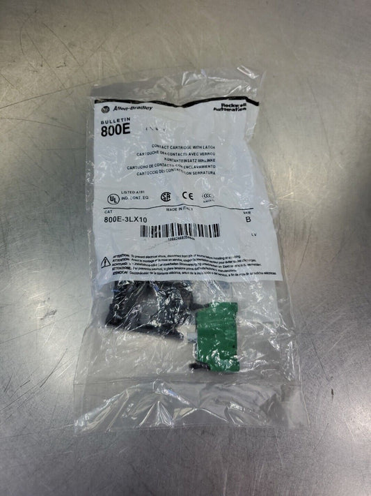 Allen Bradley 800E-3LX10 Ser B Contact Cartridge W/ Latch.                 4C-20