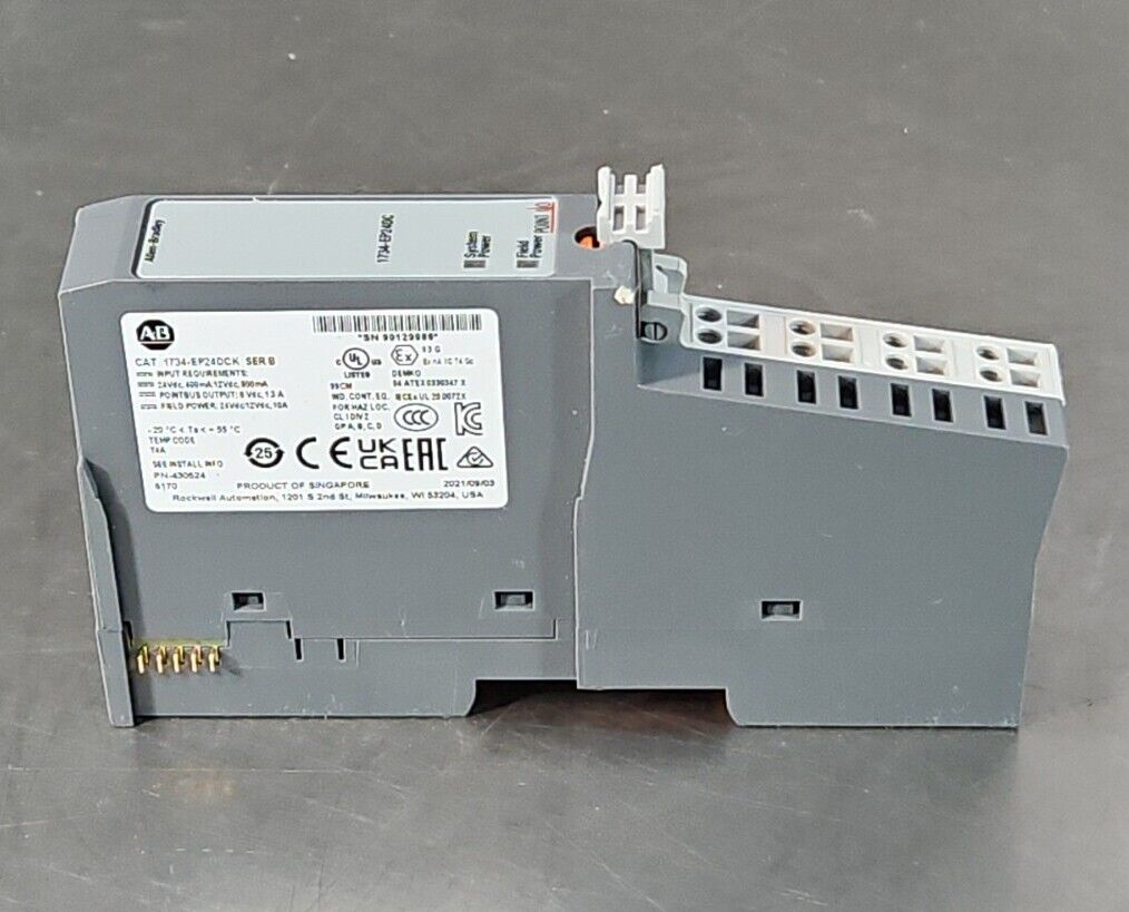 Allen-Bradley 1734-EP24DCK Ser. B with 1734-RTB/A.                         3C-20