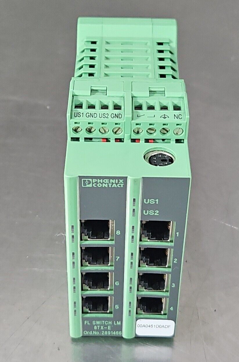 Phoenix Contact FL SWITCH LM 8TX-E Ethernet Switch.                        4D-20