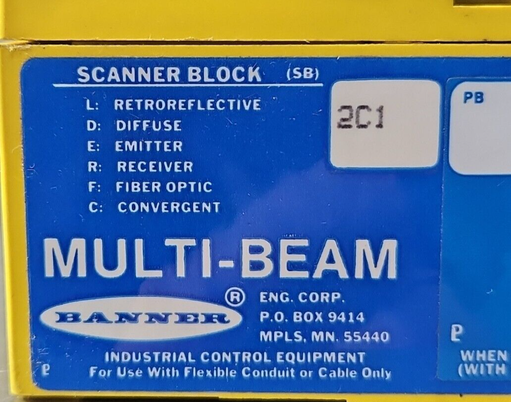 Banner 2C1 MULTI-BEAM Scanner.     Loc5D10