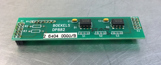 BOEKELS DP882  / 2 6404 0000/B Circuit Board.    3D-1