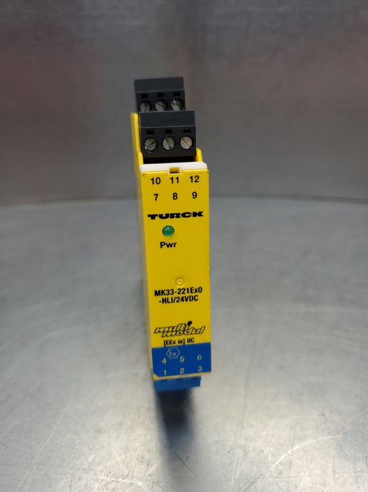 TURCK MK33-221Ex0-HLI/24VDC Multi Modul Loop Isolator.                     3E-37