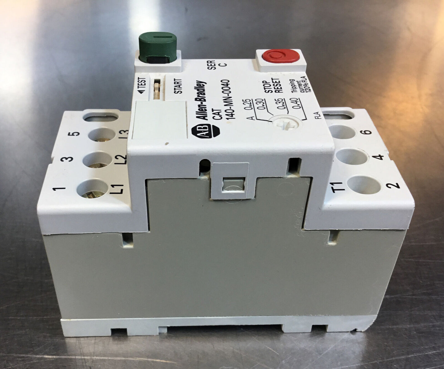 Allen Bradley 140-MN-0040 /C Manual Motor Starter Circuit Breaker 0.25-0.4A   4C