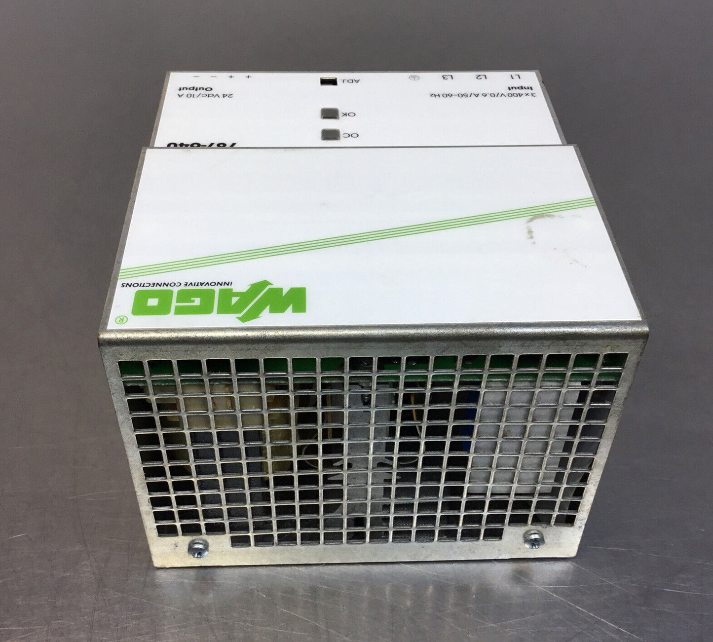Wago 787-640 Switched - Mode Power Supply Out: 24VDC 10A/240W   4E-8