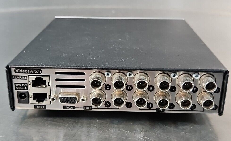 VIDEOSWITCH VI-P14 QUAD VIDEO PROCESSOR & SCREEN SPLITTER VIQ.          Loc3B-12