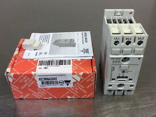 CARLO GAVAZZI REC3B60A20GKE 3 Pole Contractor 600VAC 2.2KW  Loc.4A