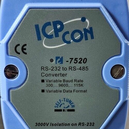 ICP CON I-7520 Converter - RS 232 To RS 485, Variable Rate Module        3B-22