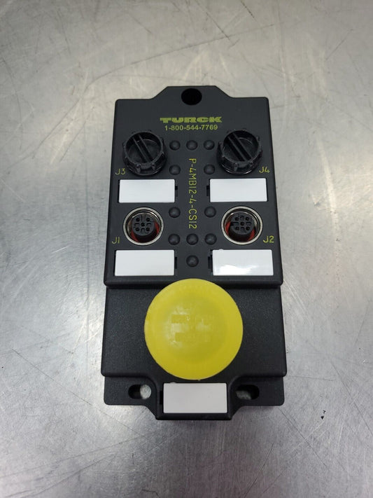 Turck P-4MB12-4-CS12 Low Profile 5-Port multibox Connector Terminal Block  5E-15