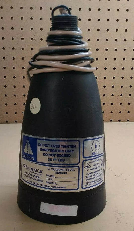 BINDICATOR - MS60 ULTRASONIC LEVEL SENSOR                                   6D