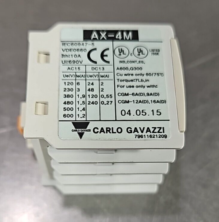 Carlo Gavazzi AX-4M (AX-4MS-40). Loc 4G-1