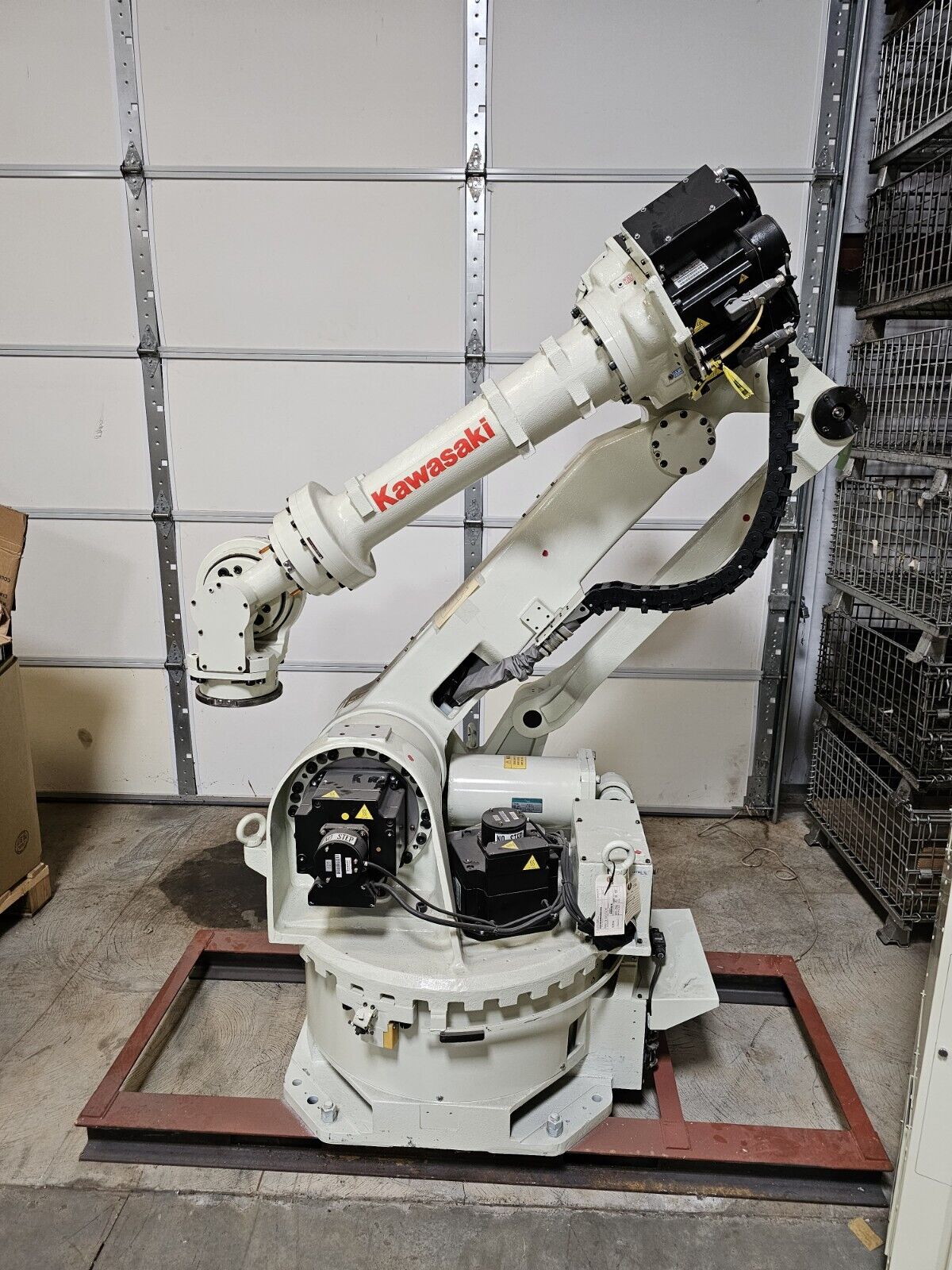 Kawasaki ZZX300S B Robot w/ D32F D001 CONTROL CAB/50817-1347 Teach PENDANT