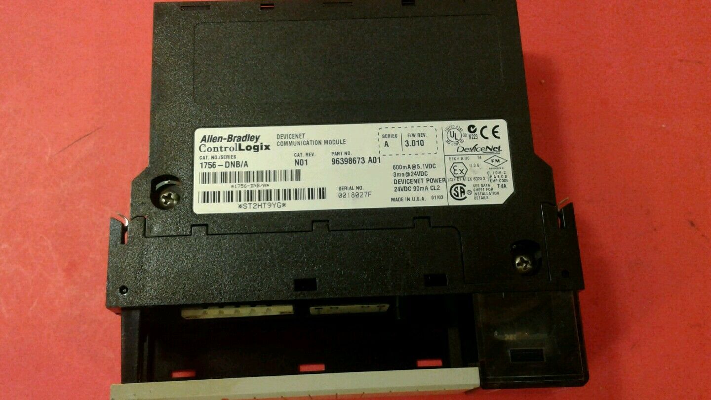 Allen Bradley 1756-DNB Series A ControlLogix DeviceNet Comm. Module        3D-13