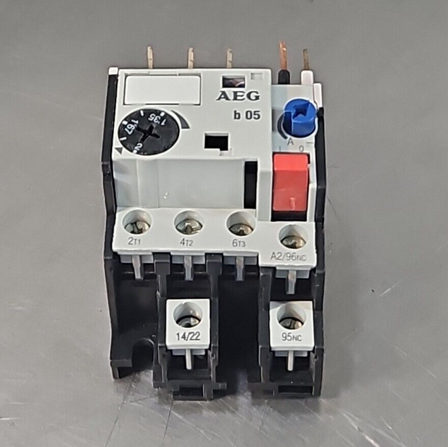 AEG 910-343-108-00 B05 THERMAL OVERLOAD RELAY 1.35-2A.                  Loc3E-37