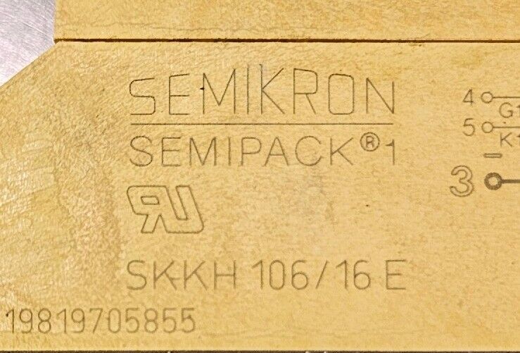 SEMIKRON SEMIPACK SKKH106/16E IGBT Module.                             Loc 3D-30