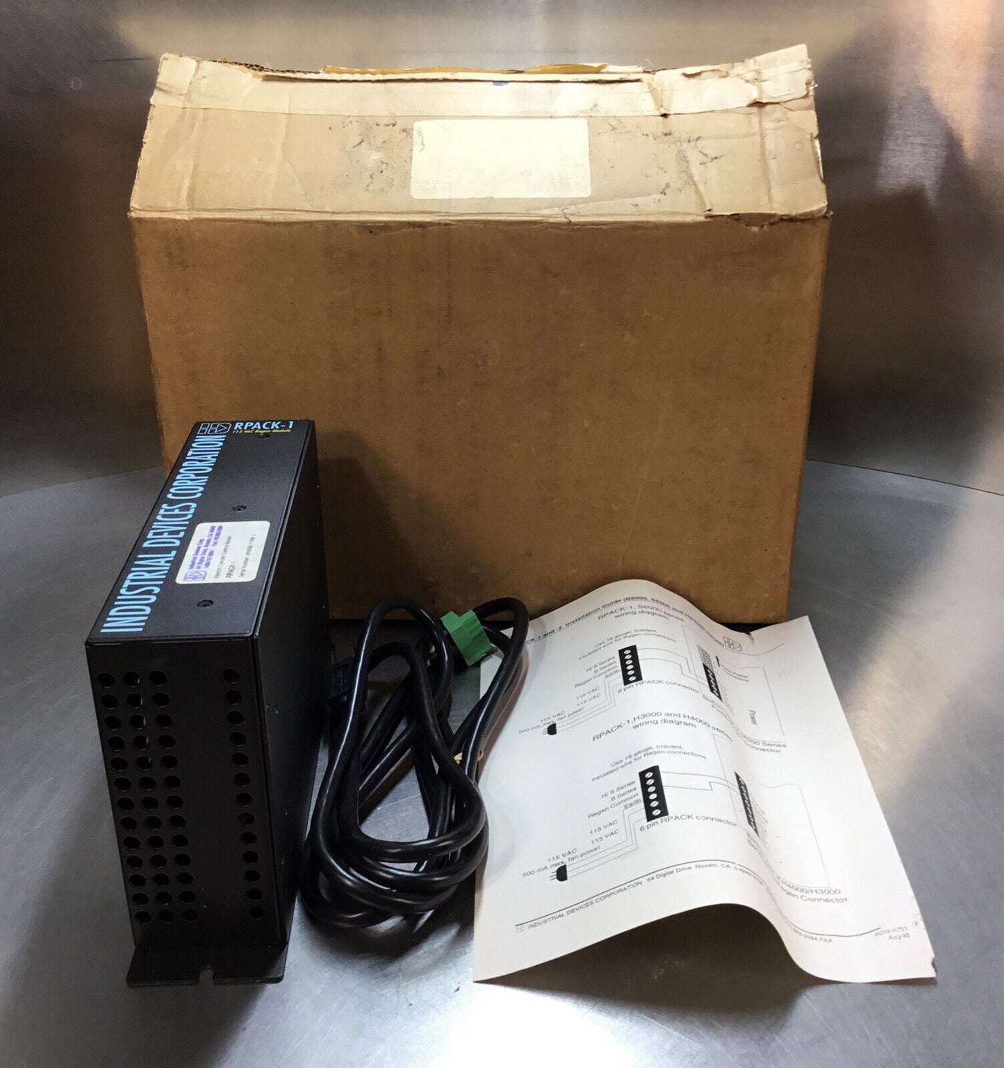 Industrial Drive Corporation  RPACK-1  115VAC Regen Control Module    1B