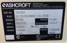 Load image into Gallery viewer, Ashcroft Pressure Switch  LDSN4GB25  125/250/480 VAC  30&quot; H2OD 1/2A 21.6PSI  6B
