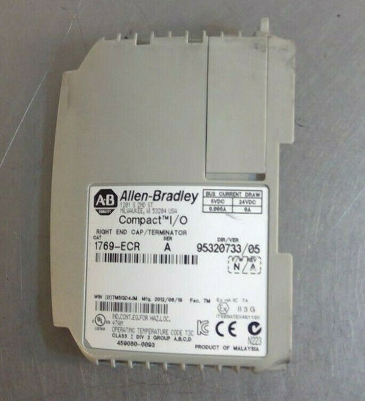 Allen-Bradley - 1769-ECR Series A - Compact I/O Right End Cap/ Terminator   3D-9