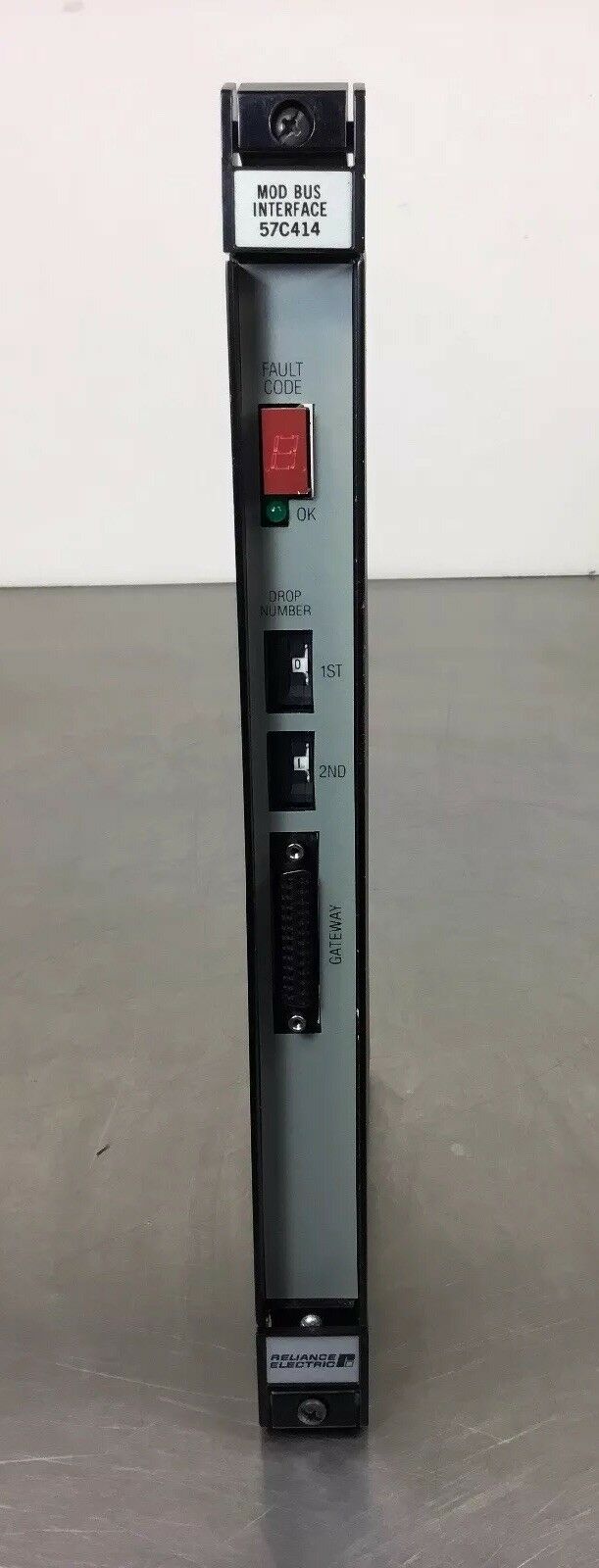 RELIANCE ELECTRIC 57C414 / 57414-1N MODBUS INTERFACE DRIVE BOARD MODULE    3D