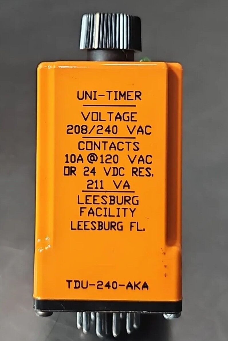 ATC DIVERSIFIED ELECTRONICS TDU-240-AKA. TIME DELAY RELAY.               Loc3B-9