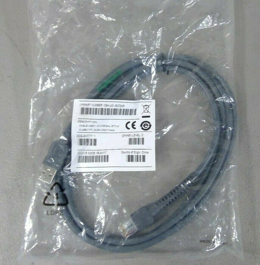 Zebra / Motorola Solutions CBA-U01-S07ZAR Universal Style USB Cable - 7Ft     4G