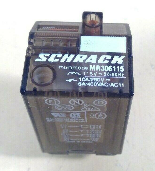 Schrack MR306115 115V 50/60Hz Relay                                       4D