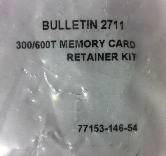 Allen Bradley 77153-146-54 Bulletin 2711 300/600T Mem. Card Retainer Kit  Loc3A