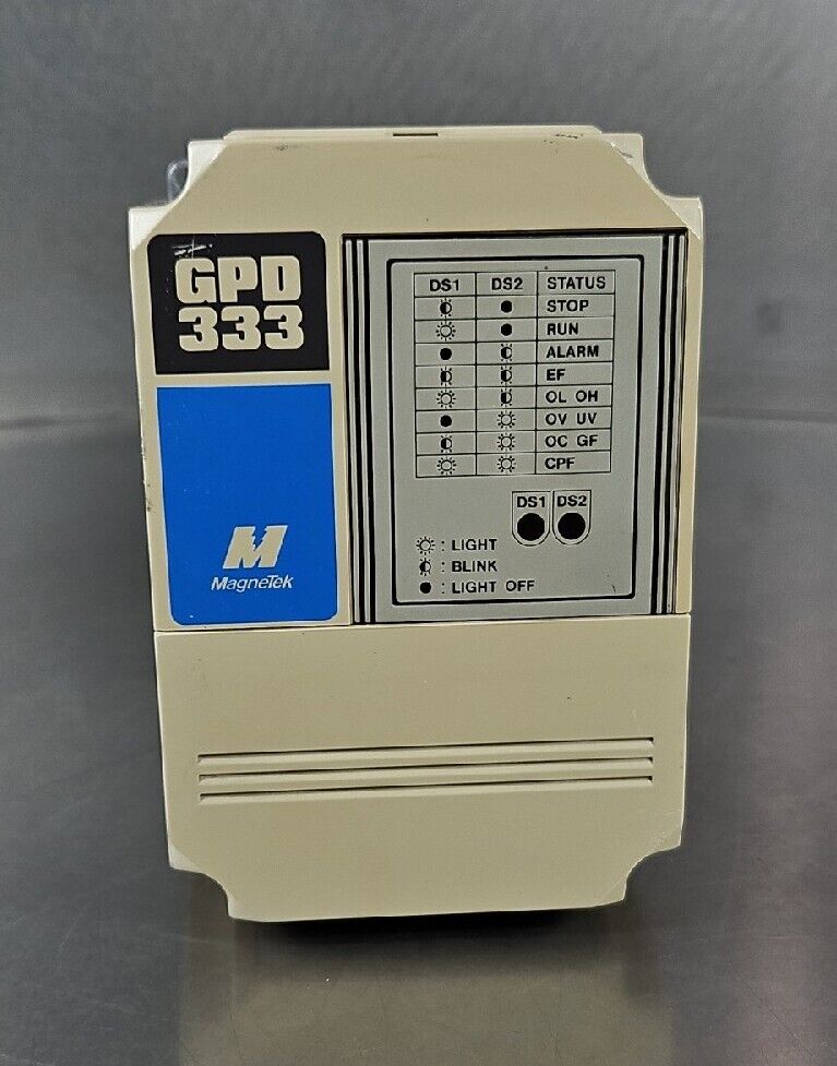 MagneTek GDP333 DS021. AC Drive 3 Phase 3.3 Amp.                        Loc 1E-4