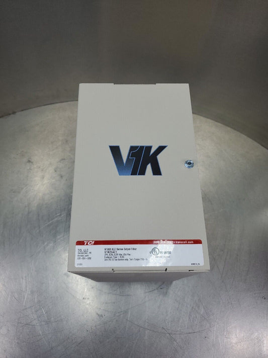 TCI V1000 KLC (V1K25A01) Output Filter 3-PH 60Hz 600V 25A.                    1C