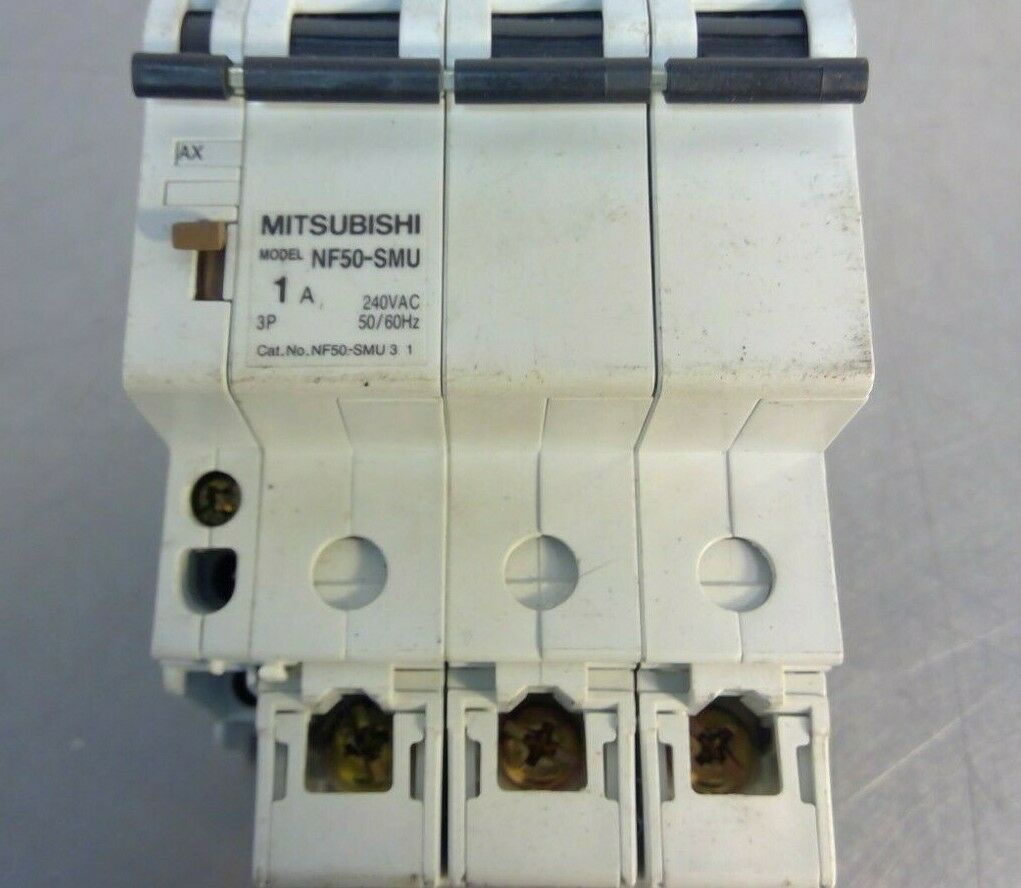 Mitsubishi Electric -  NF50-SMU 3 1 - 3P 1A No-Fuse Breaker - AX-05SMU        4D