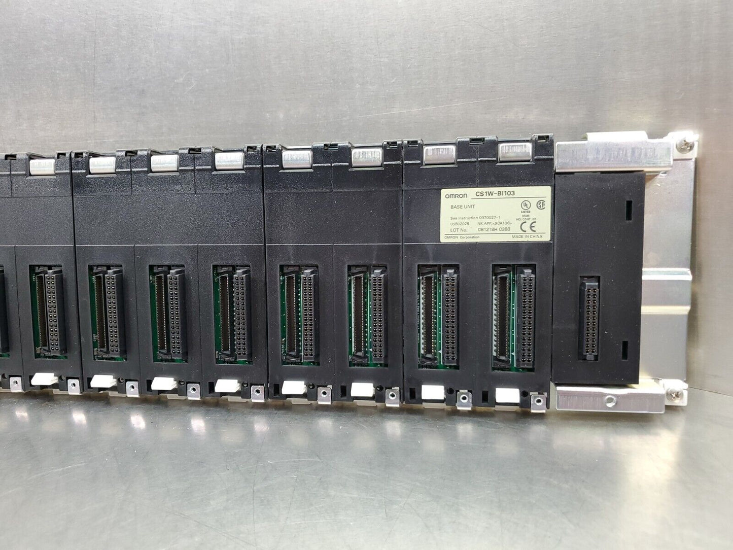 OMRON CS1W-BI103 10-Slot Base Unit.                                     3H-CRATE