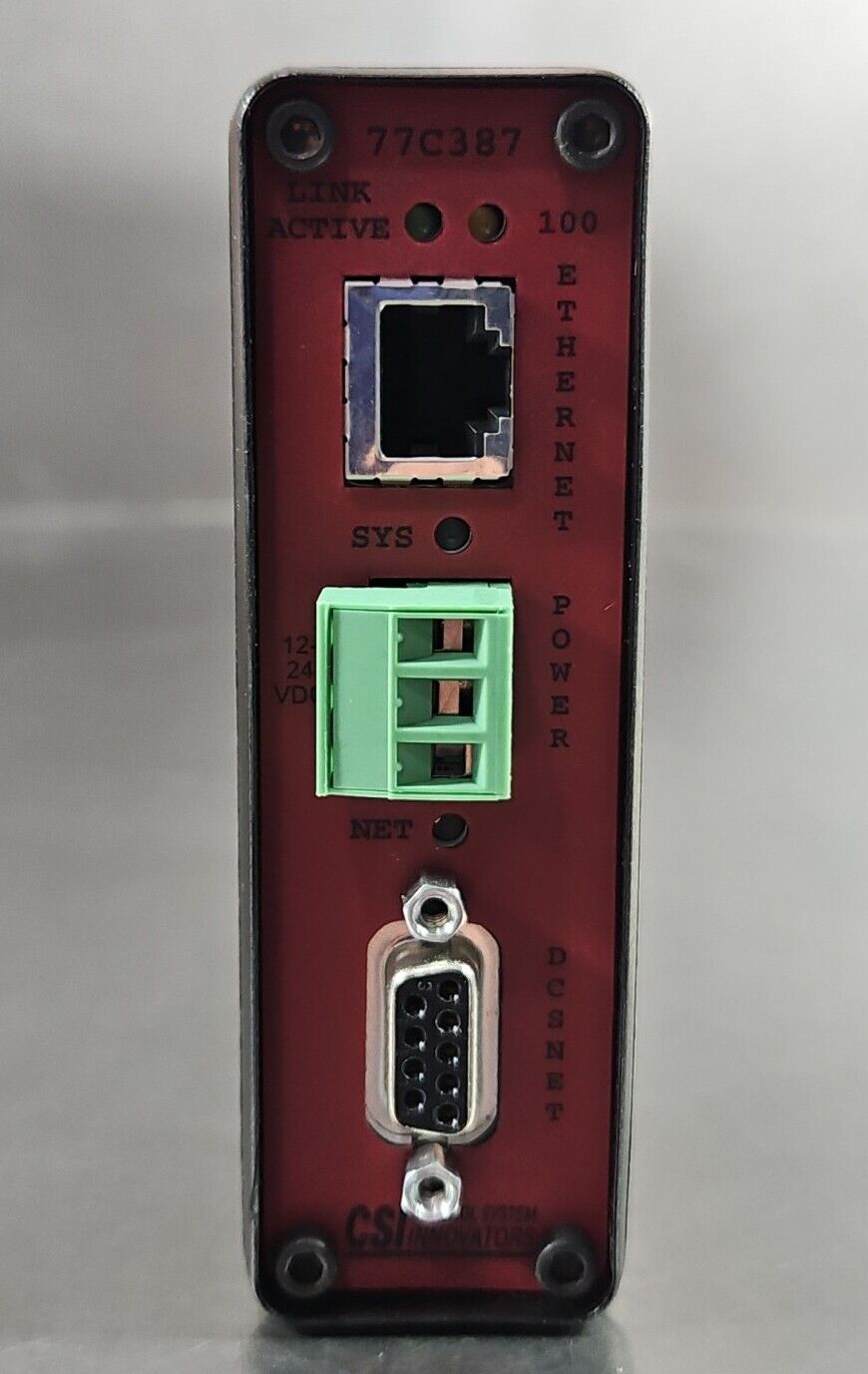 CSI M/N 77C387 AMXN-ENET MODULE.                          3E-38