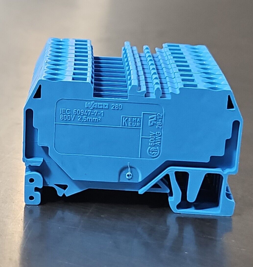 WAGO 280-904 Conductor Through Terminal Block. Box with 60. Loc 3E-48 ...